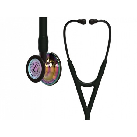 Littmann cardiology iv - 6240 - noir - finition arc-en-ciel