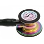 Littmann cardiology iv - 6240 - negro - ribete arcoíris