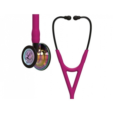 Littmann cardiology iv - 6241 - raspberry - rainbow finish