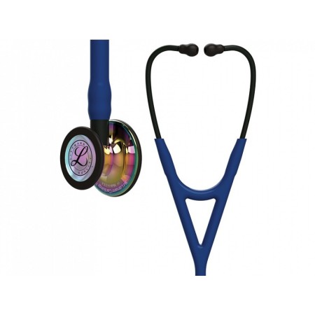 Littmann cardiology iv - 6242 - marineblå - regnbuefarvede overflader