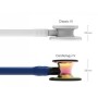 Littmann cardiology iv - 6242 - marineblå - regnbuefarvede overflader