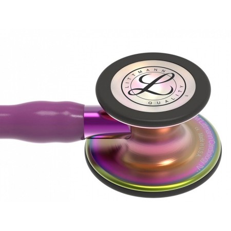 Littmann cardiology iv - 6205 - roxo - acabamento arco-Íris/roxo