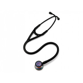 Littmann kardiologie iv - 6165 - černý - duhové lemování