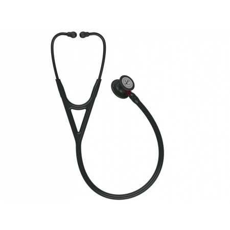 Littmann cardiologie iv - 6200 - noir - finitions noires / conn. rouge