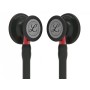 Littmann cardiology iv - 6200 - noir - finition noire / connecteur rouge