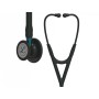 Littmann kardiologia iv - 6201 - czarny - czarny trim / conn. niebieski