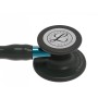 Littmann cardiology iv - 6201 - negro - negro embellecedor / conn. azul