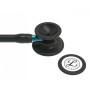 Littmann kardiologický iv - 6201 - černý - černé povrchové úpravy / modrý konektor