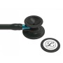 Littmann Kardiologie iv - 6201 - schwarz - schwarze Zierleiste / Konn. blau