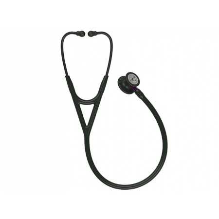 Littmann kardiologie iv - 6203 - černá - černé lemování / conn. fialka