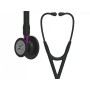 Littmann kardiologie iv - 6203 - černá - černé lemování / conn. fialka