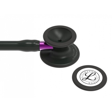 Littmann kardiologický iv - 6203 - černá - černé povrchové úpravy / konektor fiala