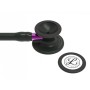 Littmann cardiology iv - 6203 - nero - finiture nere / conn. viola