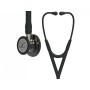 Littmann cardiology iv - 6204 - svart - blank rökfärgad finish
