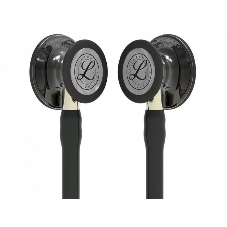 Littmann cardiology iv - 6204 - preto - acabamento fumê brilhante