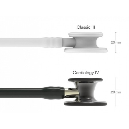 Littmann cardiology iv - 6204 - Černá - světle kouřová povrchová úprava