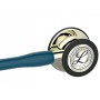 Littmann cardiology iv - 6190 - azul caribe - ribete champán