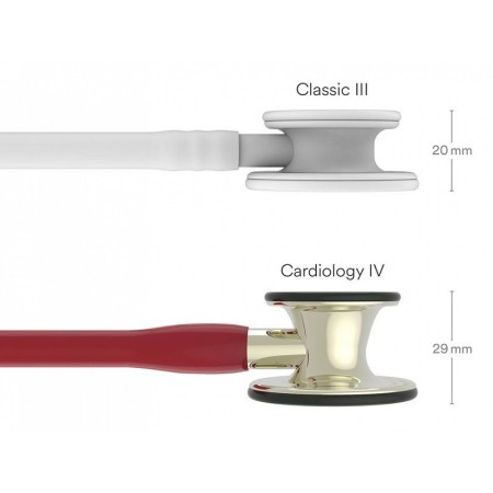 Littmann cardiology iv - 6176 - burgundy - champagne finishes