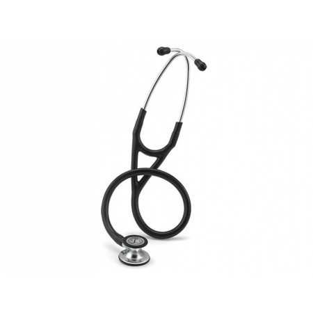 Littmann kardiologia iv - 6177 - czarny - listwa lustrzana