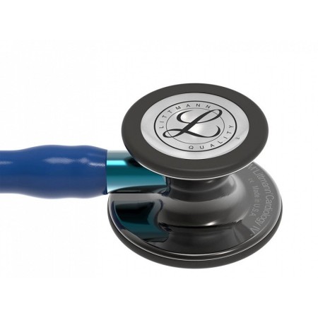 Littmann cardiology iv - 6202 - marinblå - ljusrökfärgad finish