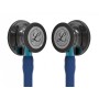 Littmann cardiology iv - 6202 - navy blue - bright smoke finish
