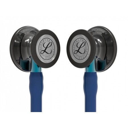 Littmann cardiology iv - 6202 - navy blue - bright smoke finish