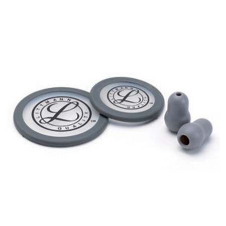 Kit littmann 40017: 2 membranes+ring+olives for classic iii, cardiology iv-grey - 1 kit
