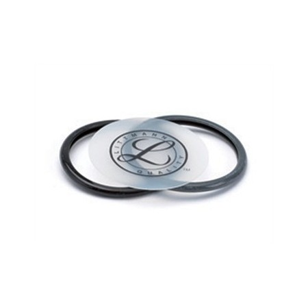 Kit littmann 40012: diafragmă + 2 inele pentru pediatrie - negru - 1 kit