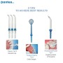 Flosser dentar cu apă de călătorie anteajet cu 3 setări