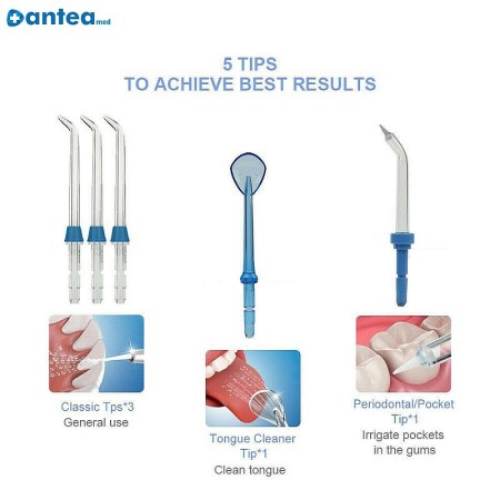 Irrigador dental anteajet travel travel con 3 ajustes