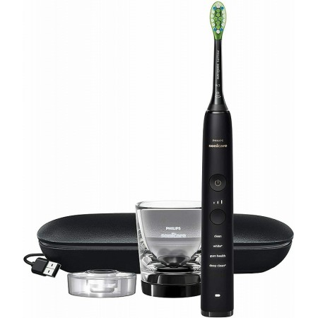 Sonicare diamond clean 9000 black - cepillo de dientes eléctrico sónico con aplicación - hx9913/13