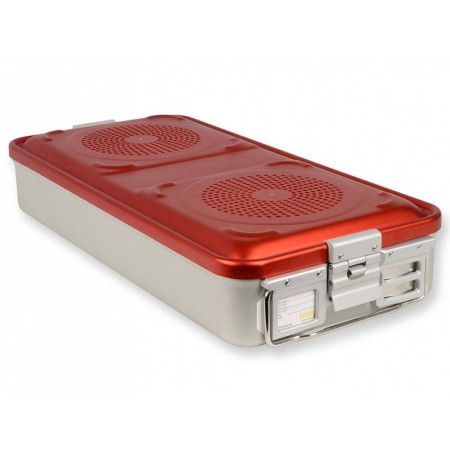 Recipient cu filtru mare h 100 mm - roșu