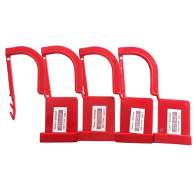 Plastic seal with vapour indicator - red - pack 100 pcs.