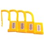 Plastic seal with vapor indicator - yellow - pack 100 pcs.