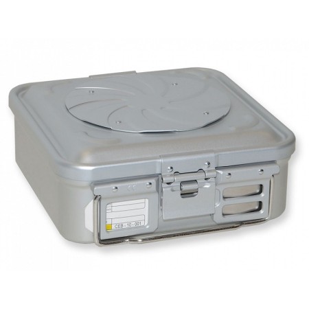 Small valve container h 100 mm - grey