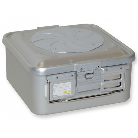 Petit conteneur à valve h135 mm - gris