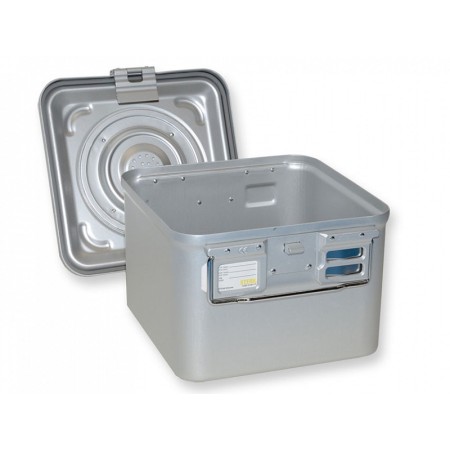Small valve container h200 mm - grey