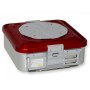 Container con valvola piccolo h100 mm - rosso