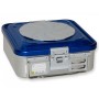 Container con valvola piccolo h100 mm - blu forato