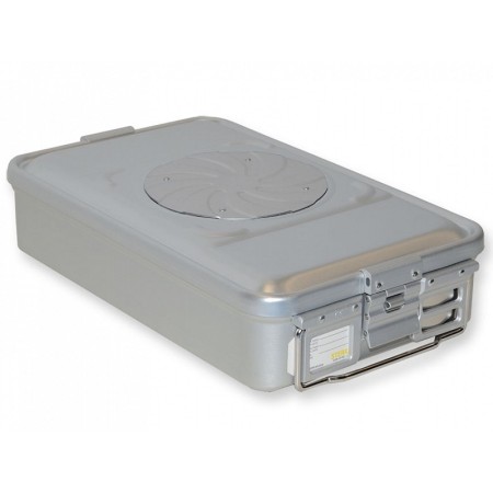 Medium valve container h 100 mm - grey