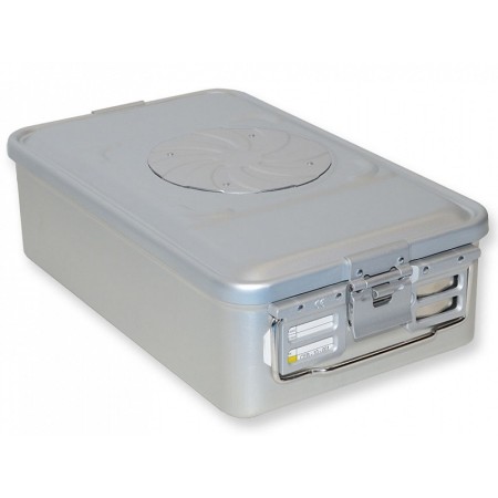 Conteneur avec valve moyenne h135 mm - gris