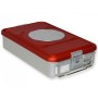 Container met medium ventiel h100 mm - rood