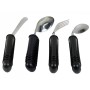 Kit posate modellabile (forchetta, coltello, cucchiaio piccolo e grande) - set 4 pz.