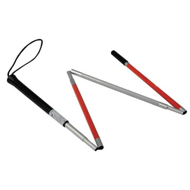 Canne pliante en aluminium pour aveugle