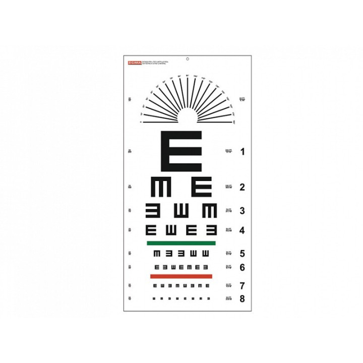 Tavola "e" - 6 m - 28x56 cm