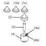 Spare ampoule and 3 adapters for RhinoClear Mobile and Sprint