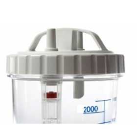 Pot chirurgical complet de 2 litres autoclavable (max 120°C) pour aspirateurs New Askir, New Aspiret et New Hospivac