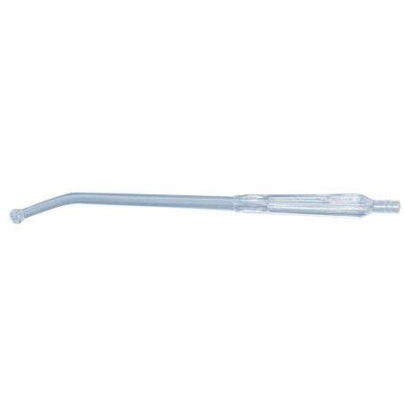 Cannula yankauer con punta a bulbo e tubo di aspirazione - tubo 25cm - sterile - conf. 50 pz.