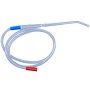 Cannula yankauer con punta a bulbo e tubo di aspirazione - tubo 25cm - sterile - conf. 50 pz.