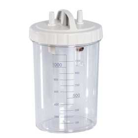 Vaso 1 litro con coperchio - autoclavabile a 121°c